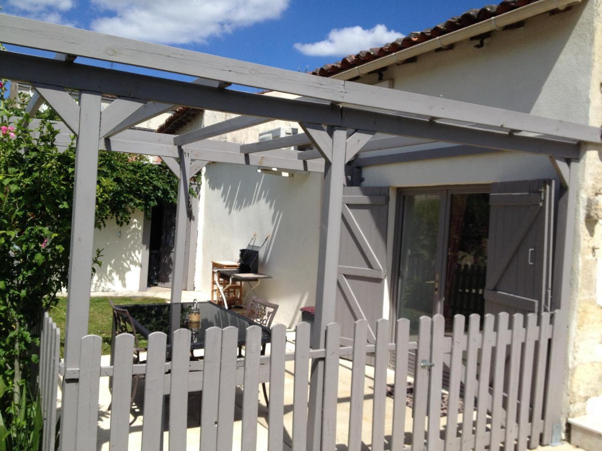 Studio Avec Piscine Privee Jardin Clos Et Wifi A Saint Jean D'Angely 外观 照片